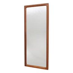 Vintage Teak mirror, No 165 K, by Kai Kristiansen for Aksel Kjersgaard, Odder, Denmark