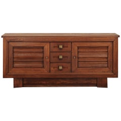 Credenza vintage in Oak dalla Francia, CIRCA 1950