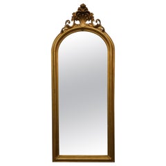 Antique French Gold Leaf Mirror 