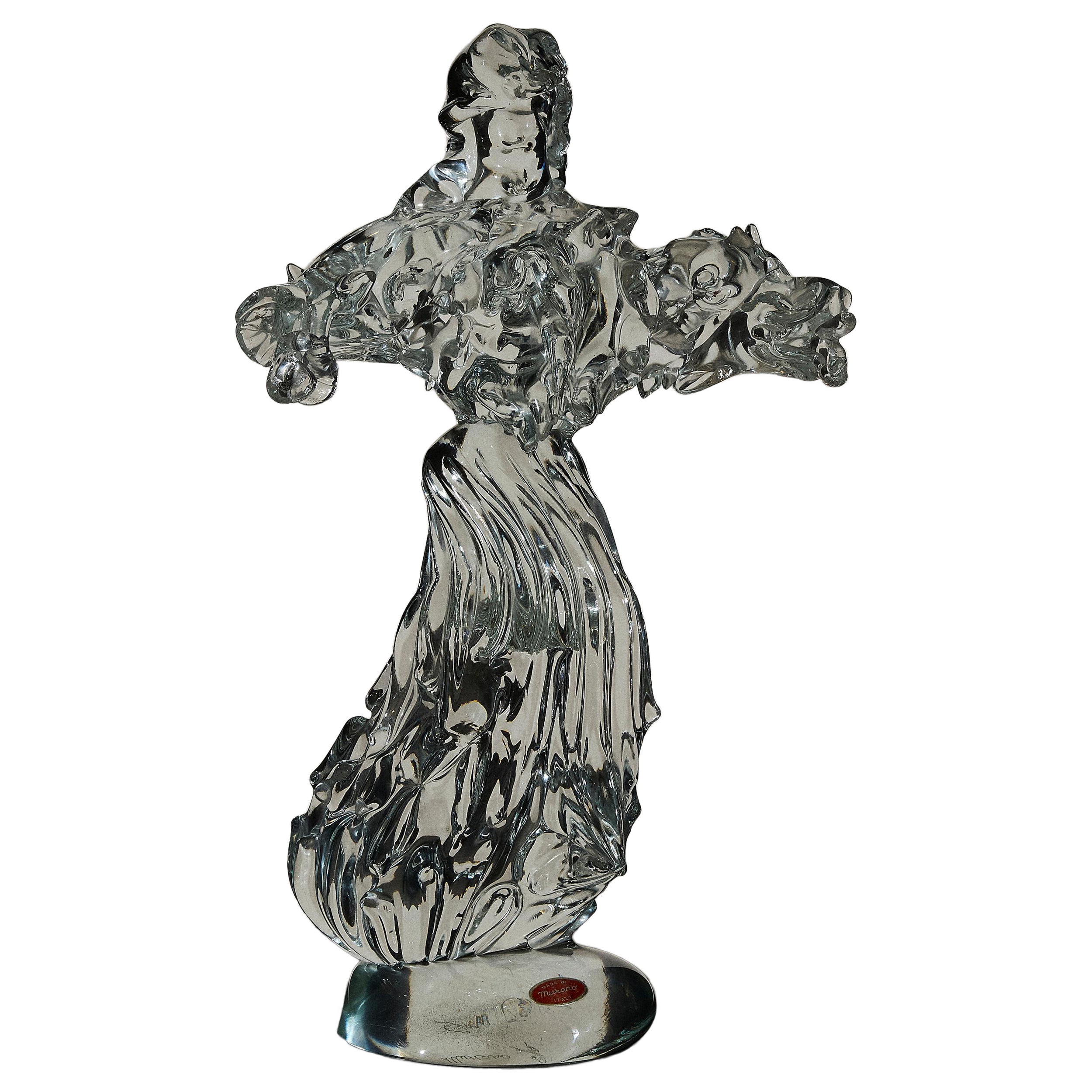 Scultura in vetro di Murano di Gino Cenedese