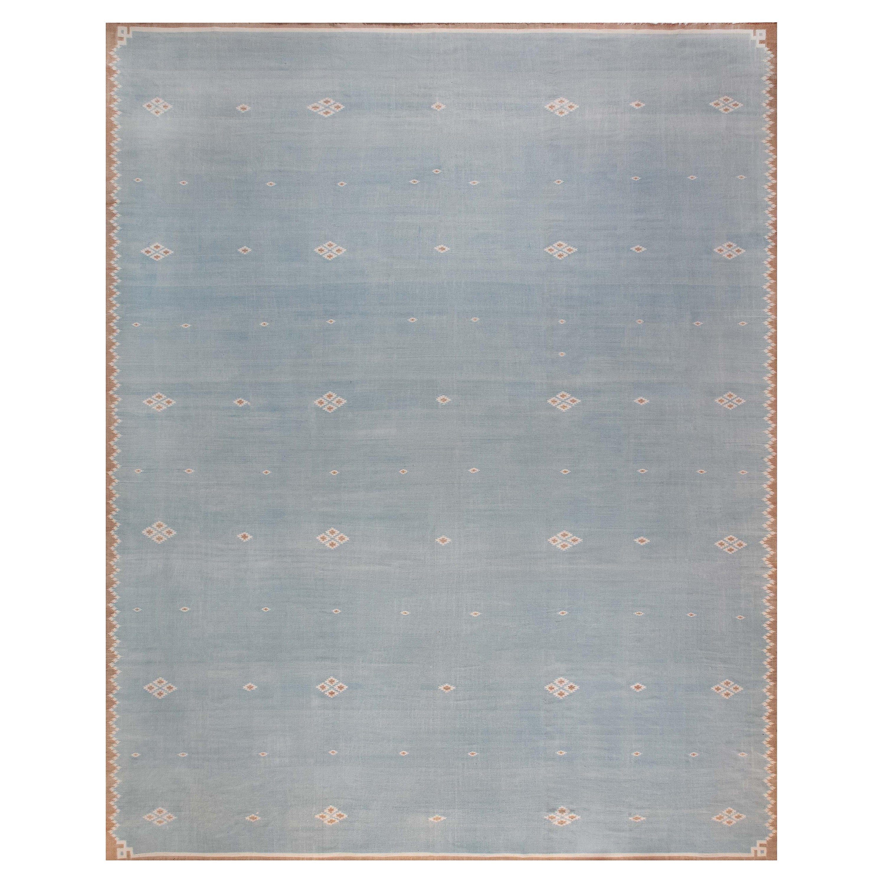 Mid-20th Century Indian Dhurrie Rug
