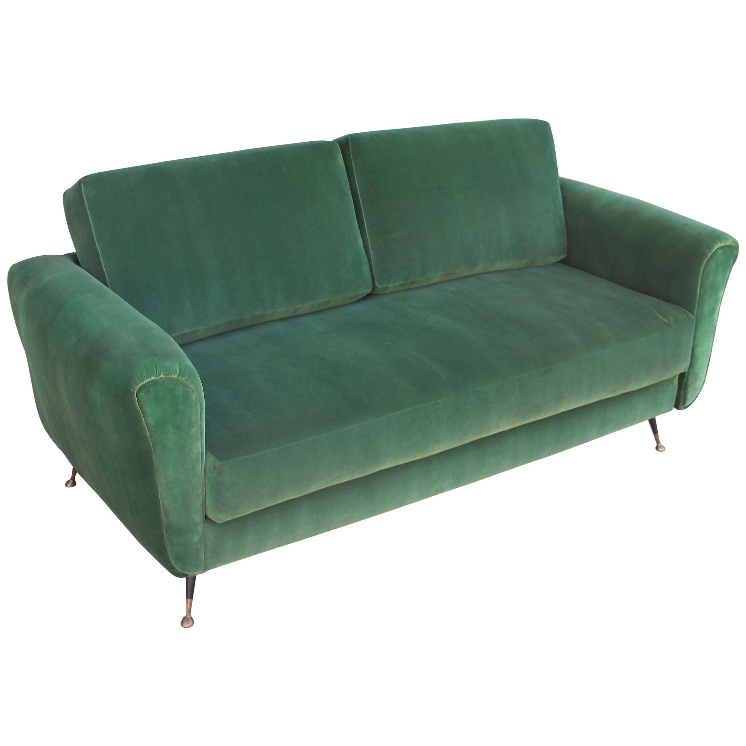 Italian Sofa or Daybed 1950s Design