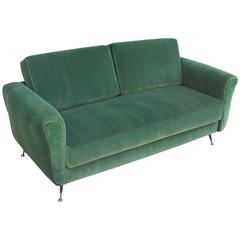 Retro Italian Sofa or Daybed 1950s Design