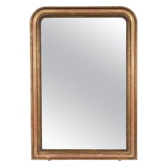 French Louis Philippe Style Gilded Mirror