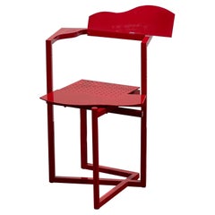 Robert Whitton Powder Coat Red Prototype Chair