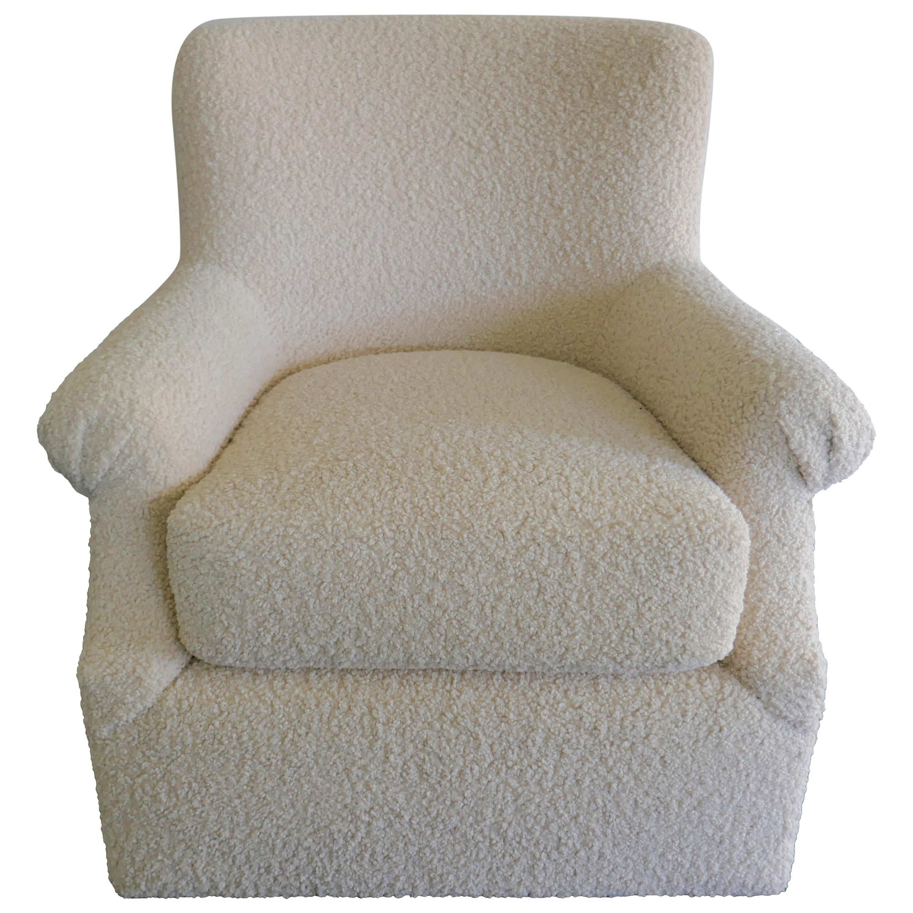 Fragments Identity Sedia girevole in boucle naturale