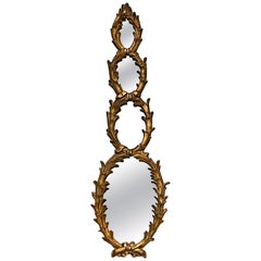 Vintage Late 20th-C. Regency Style Gilt Mirror Att. To Maitland-Smith