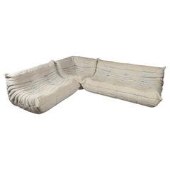 Used A 21st Century Cream "Togo" Sofa Suite By Michel Ducaroy For Ligne Roset, France