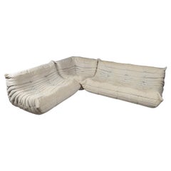 A 21st Century Cream "Togo" Sofa Suite By Michel Ducaroy For Ligne Roset, France