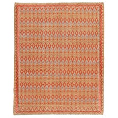 Vintage Midcentury Tribal Moroccan Handmade Wool Rug