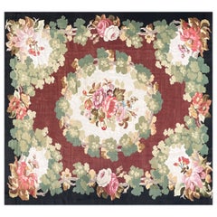 Rara Alfombra de la Royal Manufacture of Aubusson Circa 1860 - N° 1411