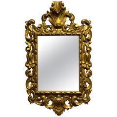 Gilt and Gesso on Wood Ornate Mirror