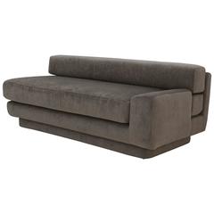 Adrian Pearsall for Comfort Daybed in Pewter Green Velvet