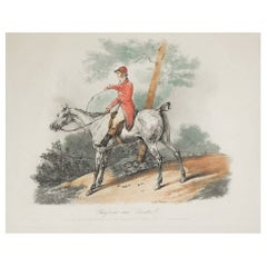 Vintage Carle Vernet Equestrian Aquatint