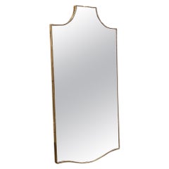 Eye Catching Ornamental Brass Mirror-Italian 1950s