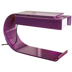 Last 5 lim edit & numbered table lamps CG01 VB Aubergine designed in 1968