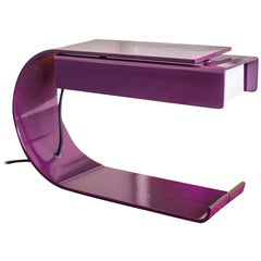 Lampe de bureau CG01 Ltd VB Aubergine conçue en 1968