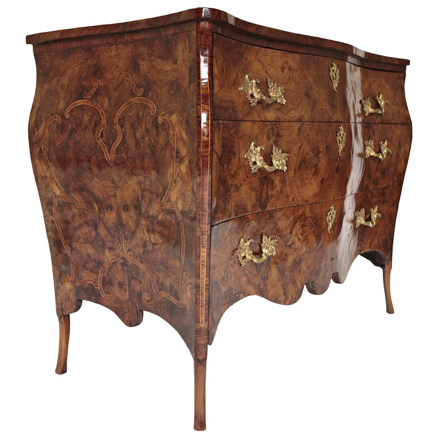 18th Century Bombe Commode For Sale