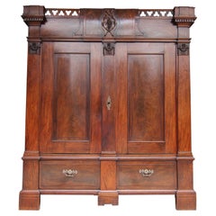 Late 18th Century Neoclassical Mahogany Cabinet