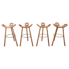 Retro 4x Sergio Rodrigues Marbella bar stool