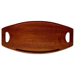 Retro Teak Tray by Jens Quistgaard for Dansk Designs, circa 1950