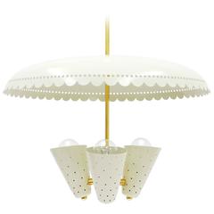 Italian 1950s Cone Chandelier