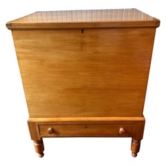 solid cherry antique sugar chest