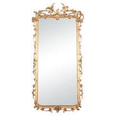 Used Finely Carved 19th Cen. Gilt Mirror from France