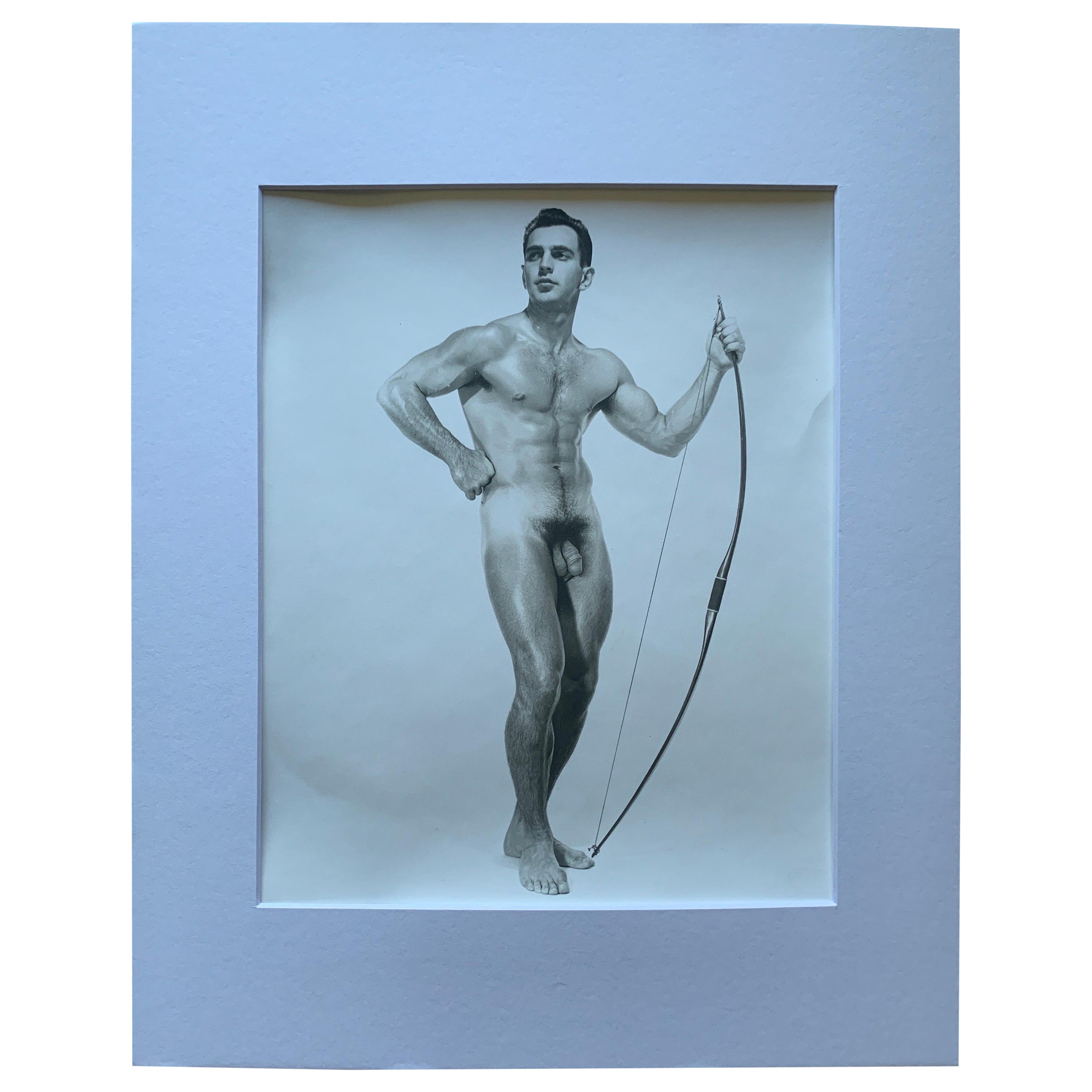 I Douglas of Detroit Rare B & W Original 1950s Male Model Nude Photograph
