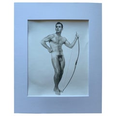 I Douglas of Detroit Rare B & W Original 1950s Male Model Nude Photograph