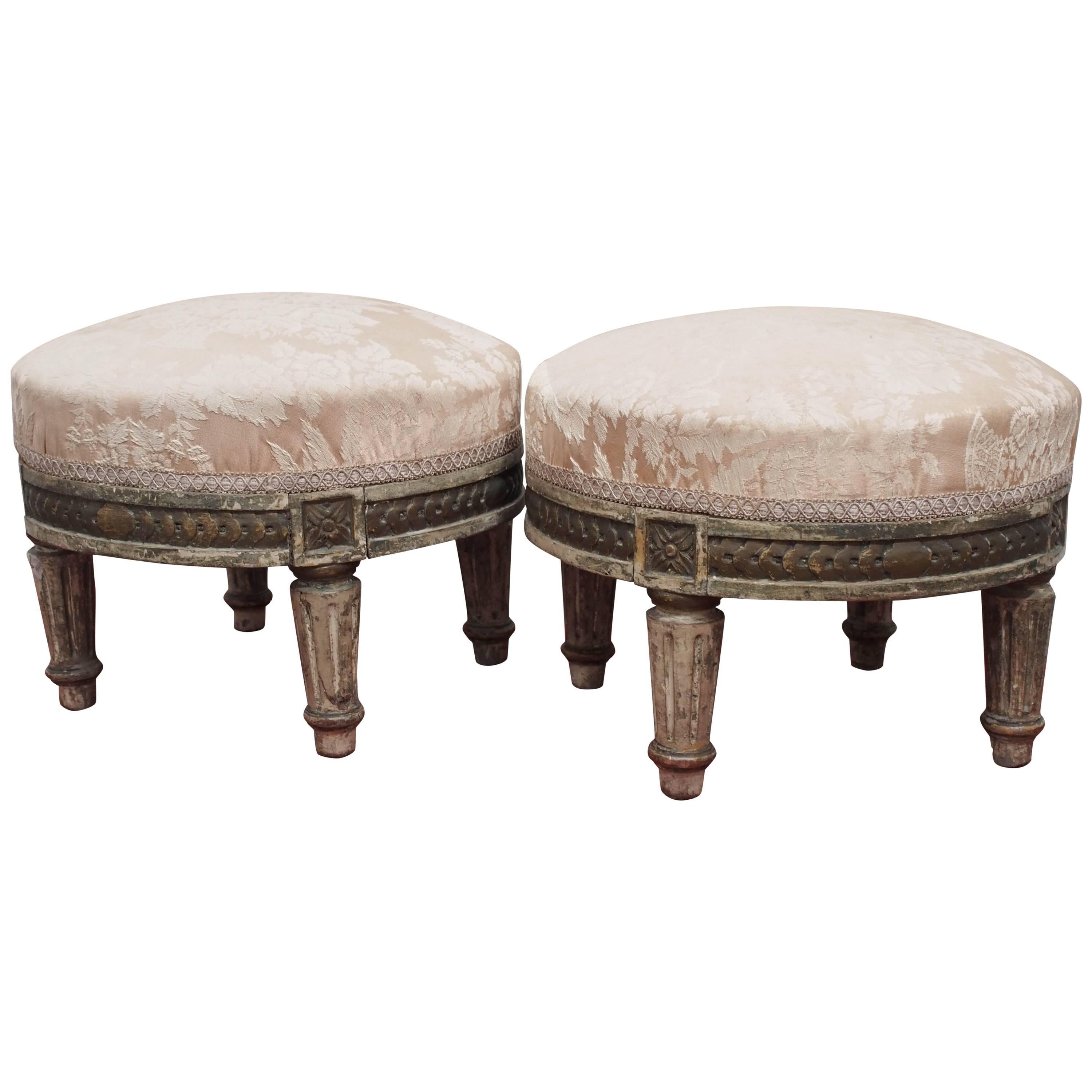 Pair of Petite Louis XVI Footstools