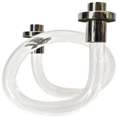 Dorothy Thorpe Double Lucite Candleholder 3