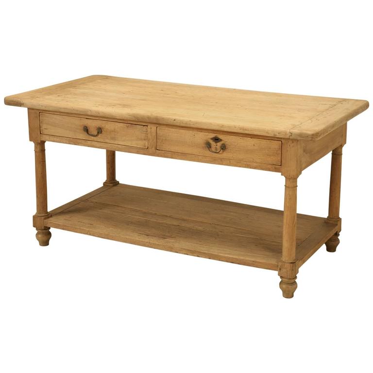 French Kitchen Island Or Work Table At, French Kitchen Island Table