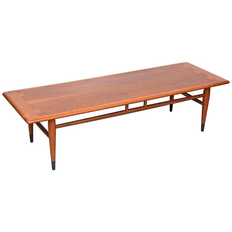 Lane Surf Board Coffee Table from Acclaim Series, USA, 1960s