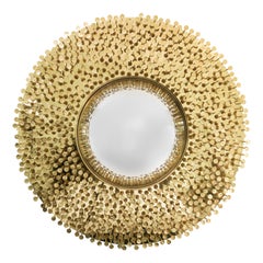 Robin Mirror - Hand-Crafted Gold Plated Brass & Mirror - Boca do Lobo
