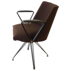 Vintage Osvaldo Borsani P99 Desk Chair for Tecno, Italy 1957