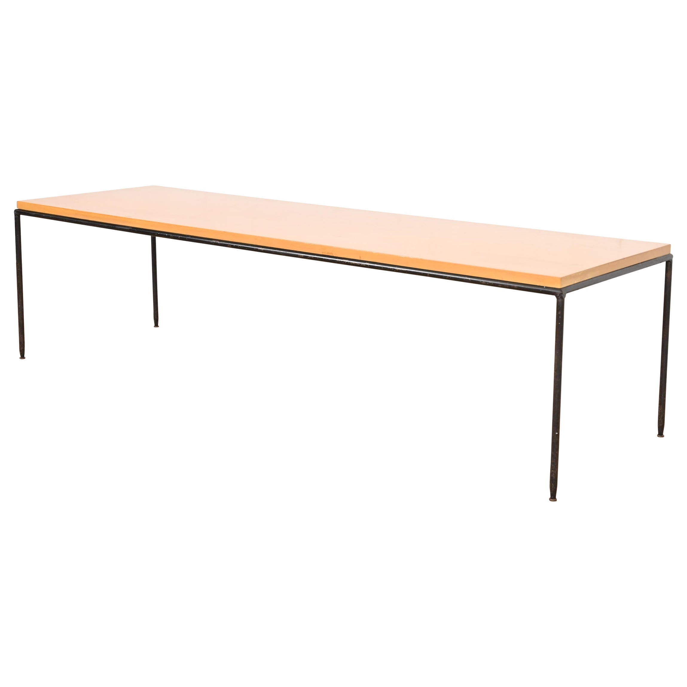 Paul McCobb Planner Group Birch and Iron Coffee Table or Bench, 1950s