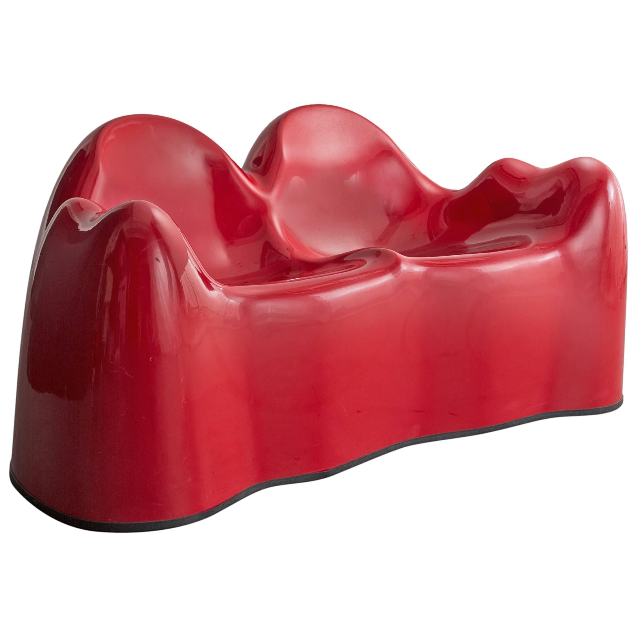 "Molar Group" Settee by Wendell Castle, USA, circa 1969