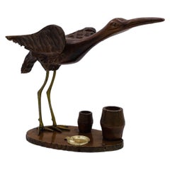 Juego de fumar Aldo Tura Style Heron 60s Vintage Design