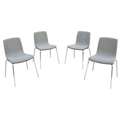 Italian Modern Antti Kotilainen for Arper Aava Stackable Dining Chairs, Set of 4