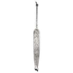 Used A North African Silver Torah Pointer, Morocco Circa 1920