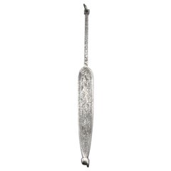 Antique A North African Silver Torah Pointer, Morocco Circa 1920