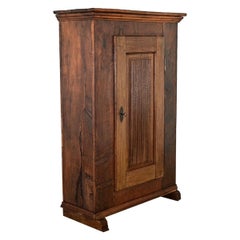 Antique Dutch 18th Century Single Door Cabinet