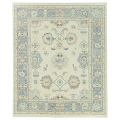 Tappeto Oushak Orientale annodato a mano Turco Oushak 8'3" x 10" #15095