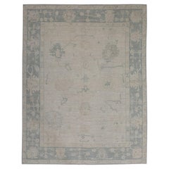 Oushak Rug Oriental Hand Knotted Turkish Oushak 7'9" x 9'9" #11359