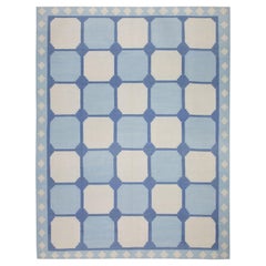 Alfombra Oushak Oriental Anudada a Mano Turca Oushak 9'5" x 12'3" #10913