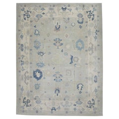 Tappeto Oushak Orientale annodato a mano Turco Oushak 11'7" x 15'4" #7718