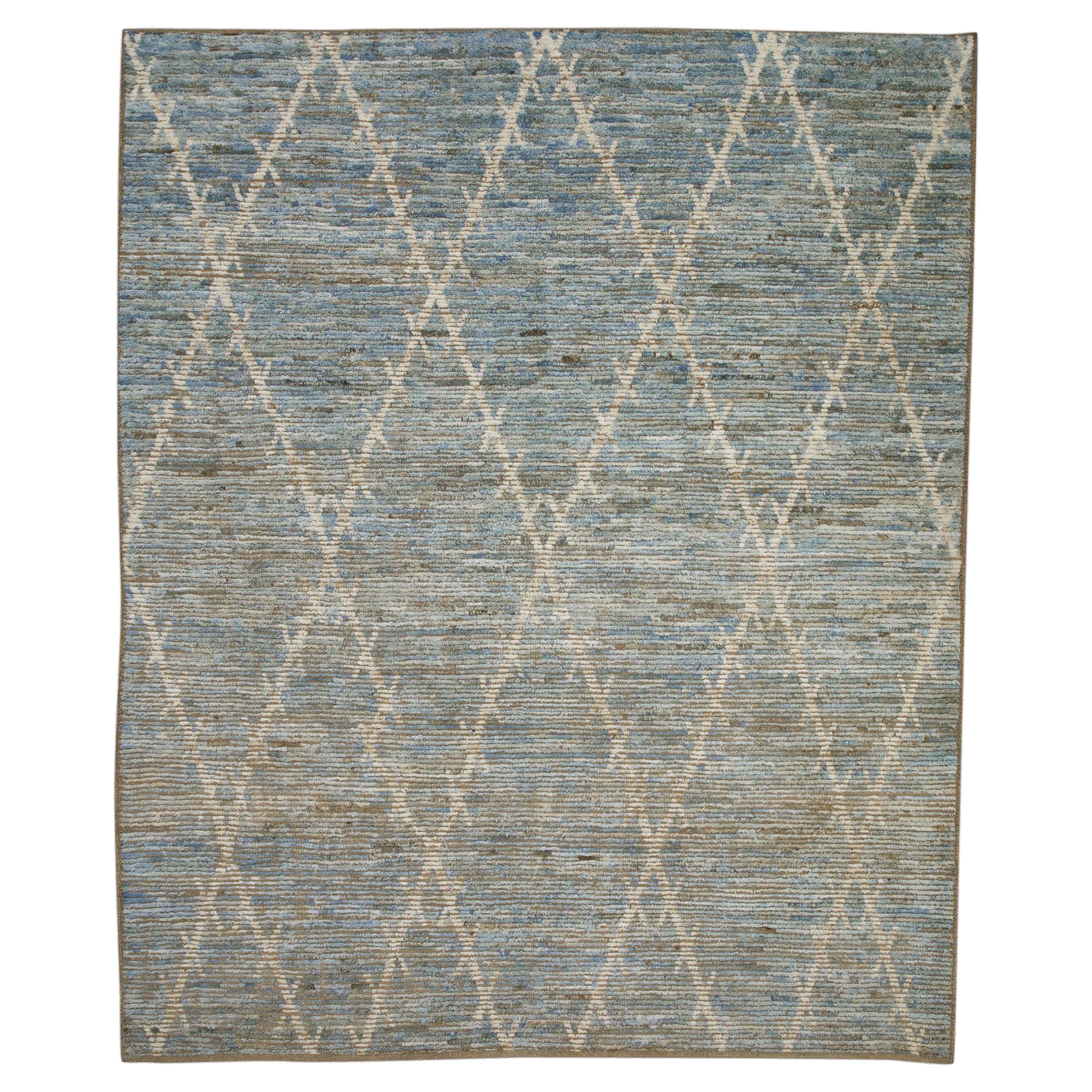 Oriental Hand Knotted Rug Turkish Tulu Rug 7'11" x 9'9" #6018