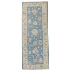 Tappeto Oushak Orientale annodato a mano Turco Oushak 5'5" x 13'10" #2002