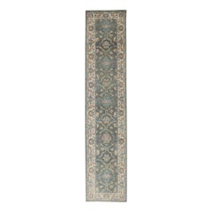 Oushak Rug Oriental Hand Knotted Turkish Oushak 2'11" x 13'2" #2023